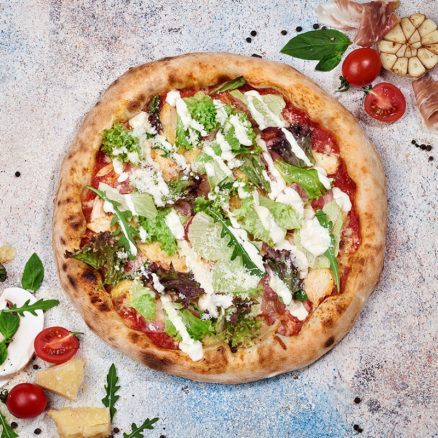 Цезаре на білому соусі