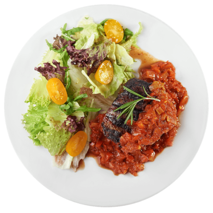 Стейк з телятини Бістека Пепероні