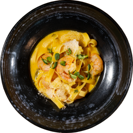 Тальятеле з креветками